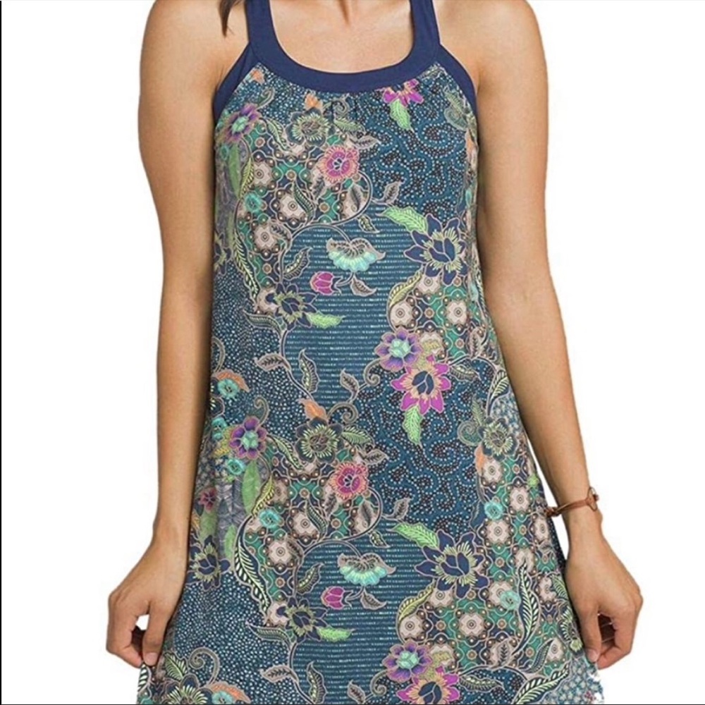 Blue floral Prana dress